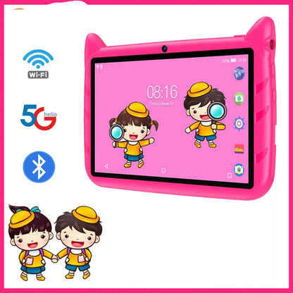 Tablette enfant BDF 7" Android 13 – 4 Go + 64 Go, double appareil photo, WiFi, contrôle parental