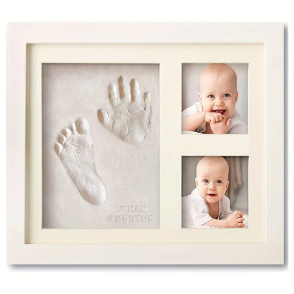 Cadre en Argile pour Empreintes de Mains et Pieds de Bébé – Kit Souvenir pour Garçons et Filles