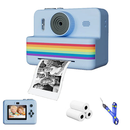 Appareil photo instantané pour enfants – Écran HD 2,8", impression thermique photo et vidéo