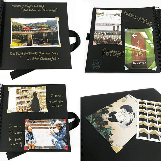 Album Mémoire DIY ZK20 – Livre Photo Kraft pour Mariages, Anniversaires et Occasions Spéciales