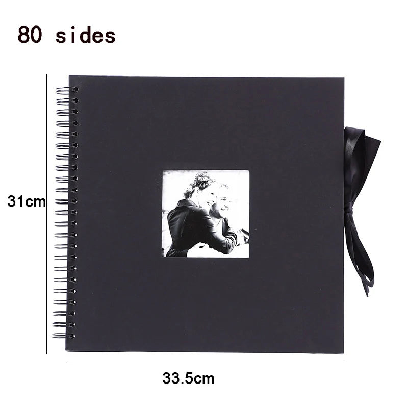 Album Mémoire DIY ZK20 – Livre Photo Kraft pour Mariages, Anniversaires et Occasions Spéciales
