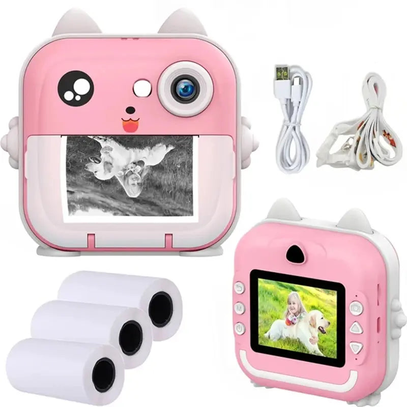 Appareil photo numérique instantané pour enfants – 1080P HD avec papier thermique