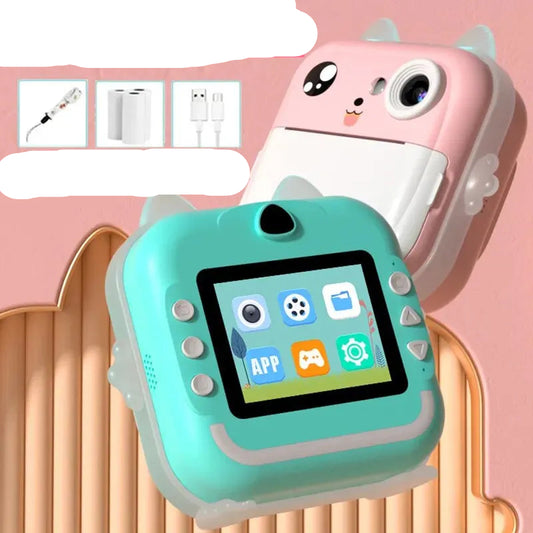 Appareil photo numérique instantané pour enfants – 1080P HD avec papier thermique