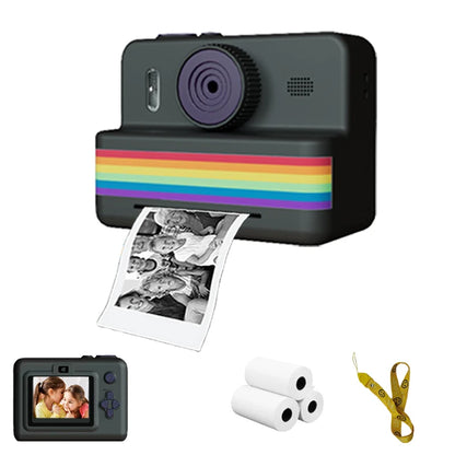 Appareil photo instantané pour enfants – Écran HD 2,8", impression thermique photo et vidéo