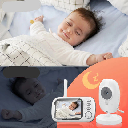 Moniteur vidéo bébé sans fil Cdycam 3,5" – Vision nocturne, audio bidirectionnel, capteur de température