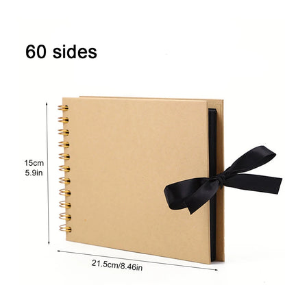 Album Mémoire DIY ZK20 – Livre Photo Kraft pour Mariages, Anniversaires et Occasions Spéciales