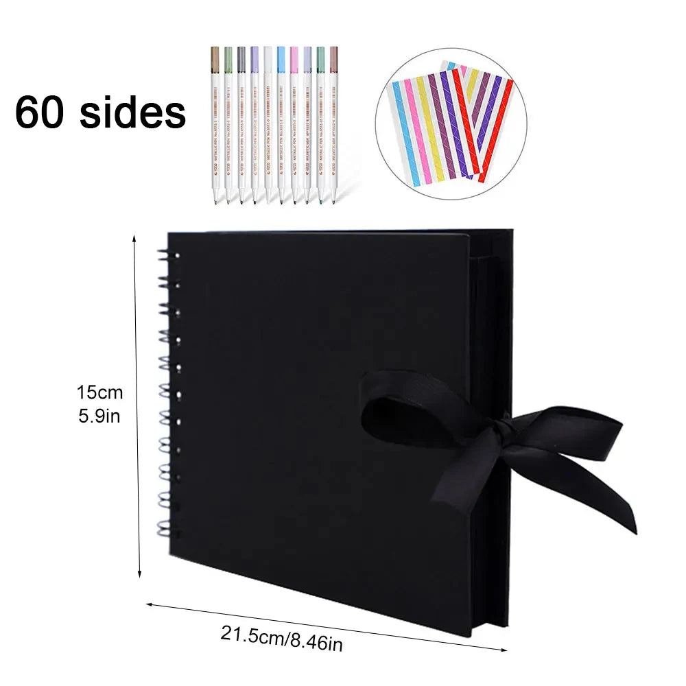 Album Mémoire DIY ZK20 – Livre Photo Kraft pour Mariages, Anniversaires et Occasions Spéciales