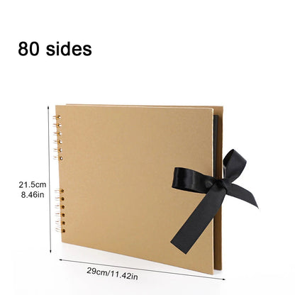 Album Mémoire DIY ZK20 – Livre Photo Kraft pour Mariages, Anniversaires et Occasions Spéciales