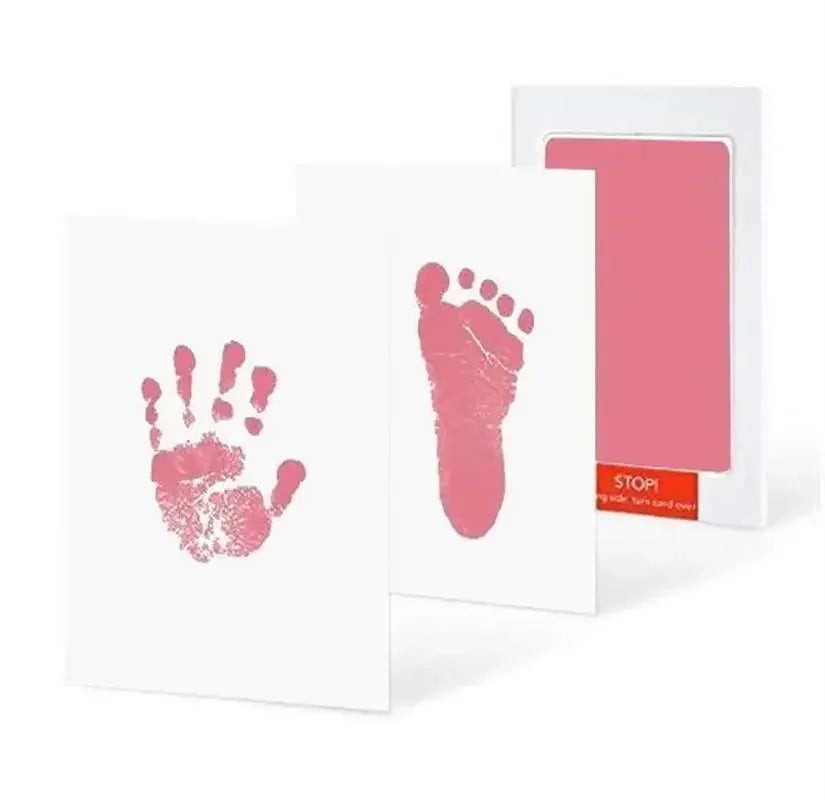 Lot de 2 Tampons sans Encre pour Empreintes de Mains et Pieds Bébé & Animal – Sûr et Non Toxique