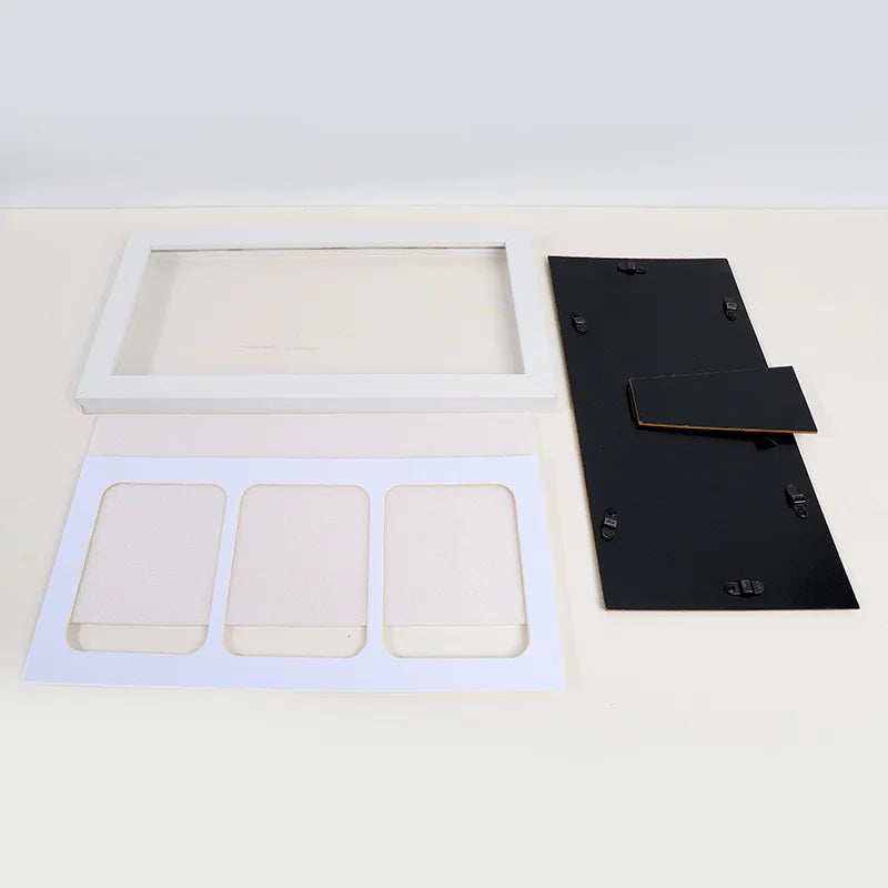 Kit Empreintes Mains et Pieds Bébé Nouveau-né – Tampon d’encre & Cadre photo souvenir