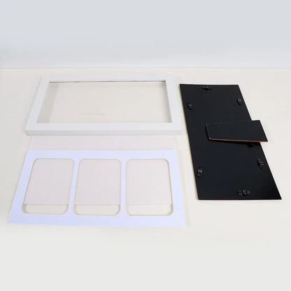 Kit Empreintes Mains et Pieds Bébé Nouveau-né – Tampon d’encre & Cadre photo souvenir