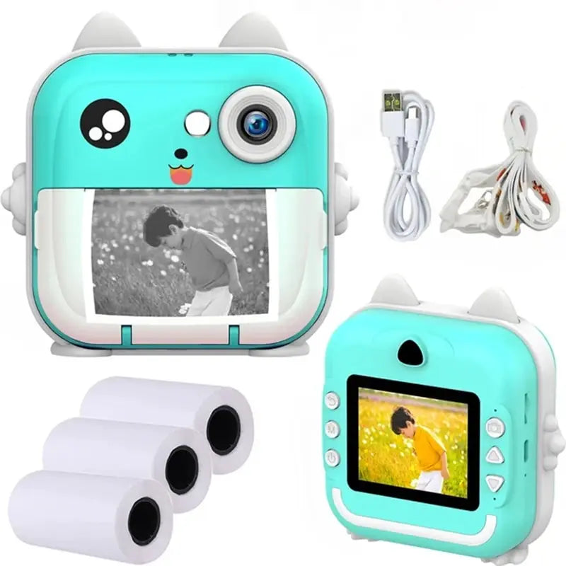 Appareil photo numérique instantané pour enfants – 1080P HD avec papier thermique